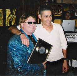 me and sammy with disc me and sammy with disc